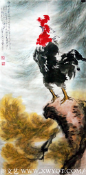 吴宝民作品《 五德君子图 》137cmx70cm